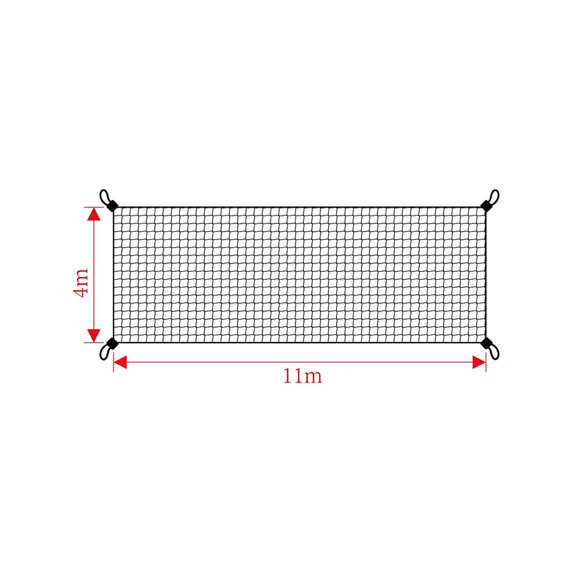Skyddsnät med Bracket 4x11m Komplett set