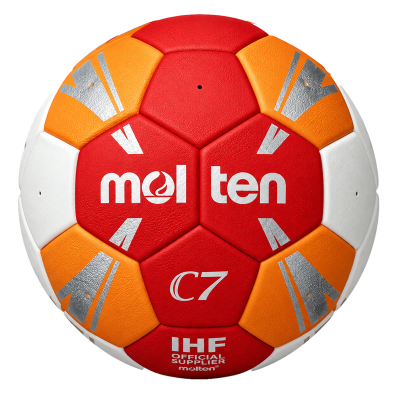 Molten C7 Handball Red – IHF-Approved Match and Training Ball for Resin-Free Play - Nordic Sport