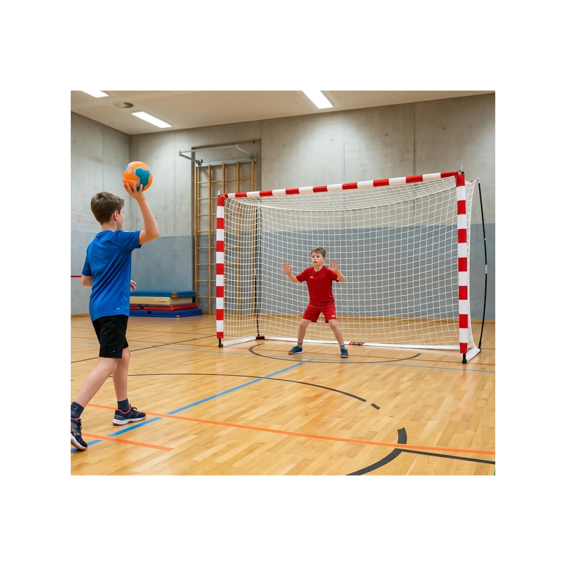 Portabelt Minihandbollsmål 240 × 170 cm – Hopfällbart med Nät