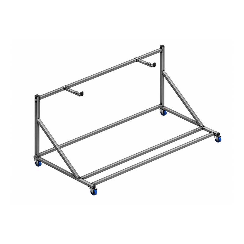Transport Trolley for 2 Handball Goals 3 × 2 m – Low-Profile Design - Nordic Sport