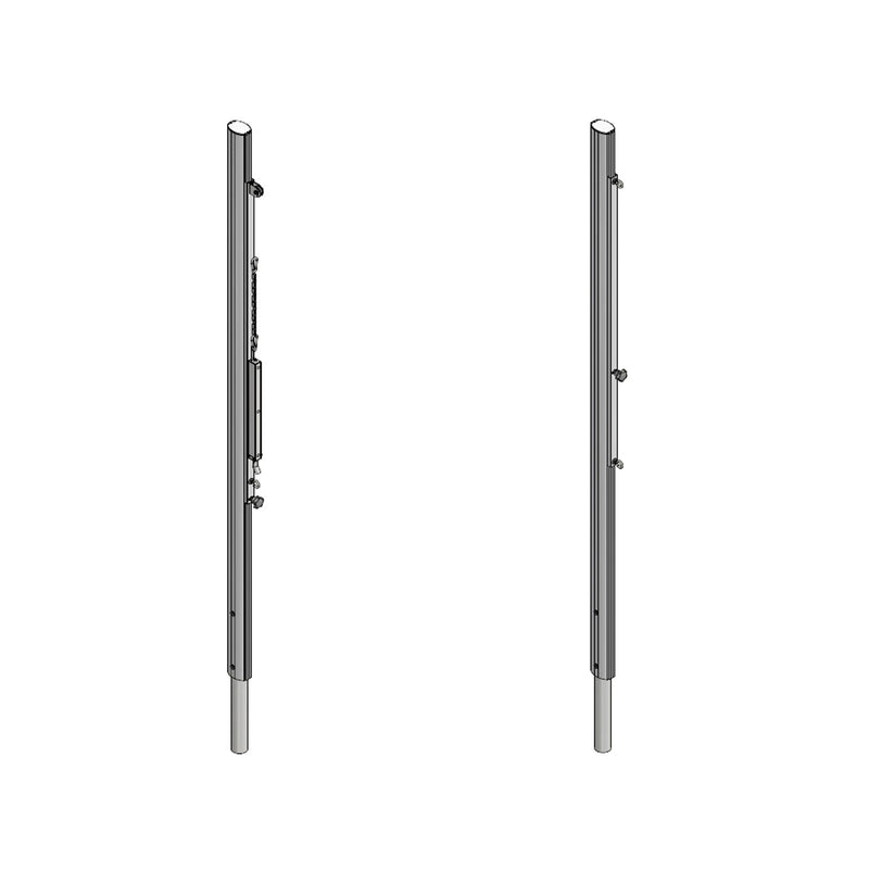 Aluminum volleyball posts 65mm - Nordic Sport