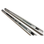 Aluminium Volleyball Posts 80 × 80 mm – with Pulley Tension System-Anodized alu. - Nordic Sport