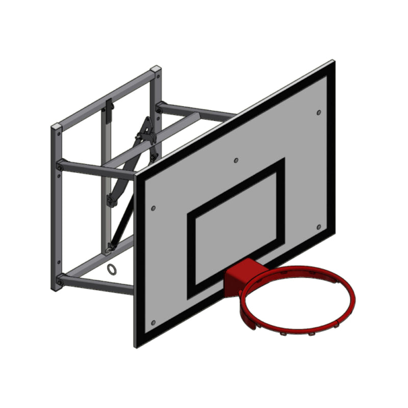 Väggmonterat Basketmål 1,2m - Nordic Sport