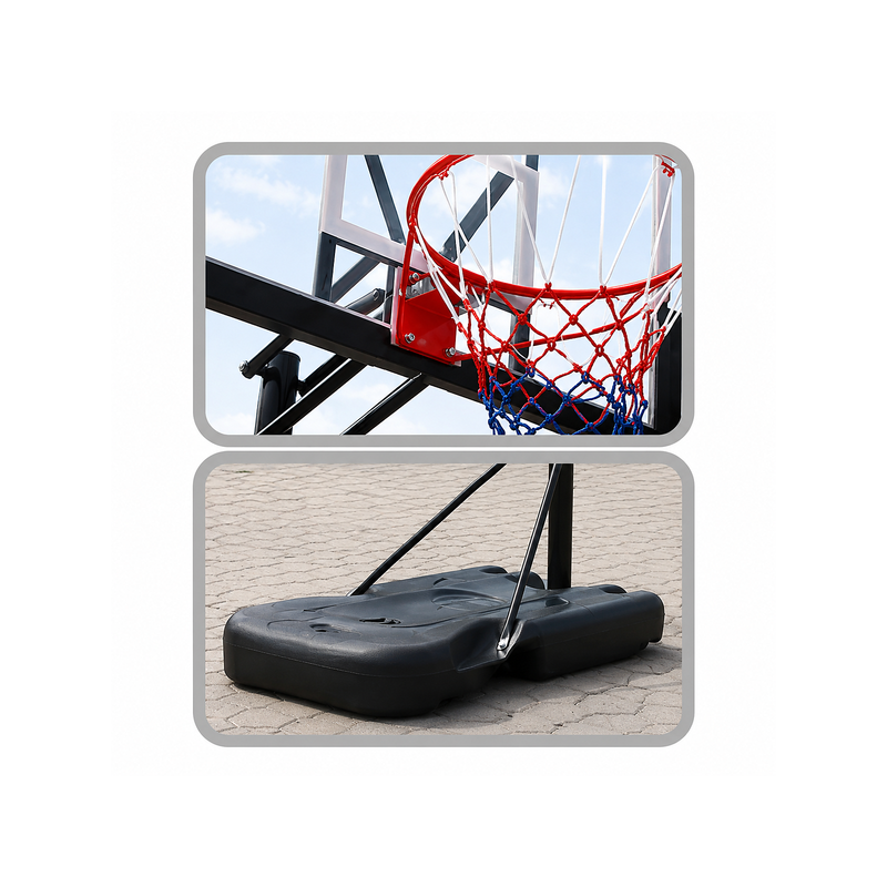 Basketställning Houston – höjdjusterbar basketkorg för hemmabruk