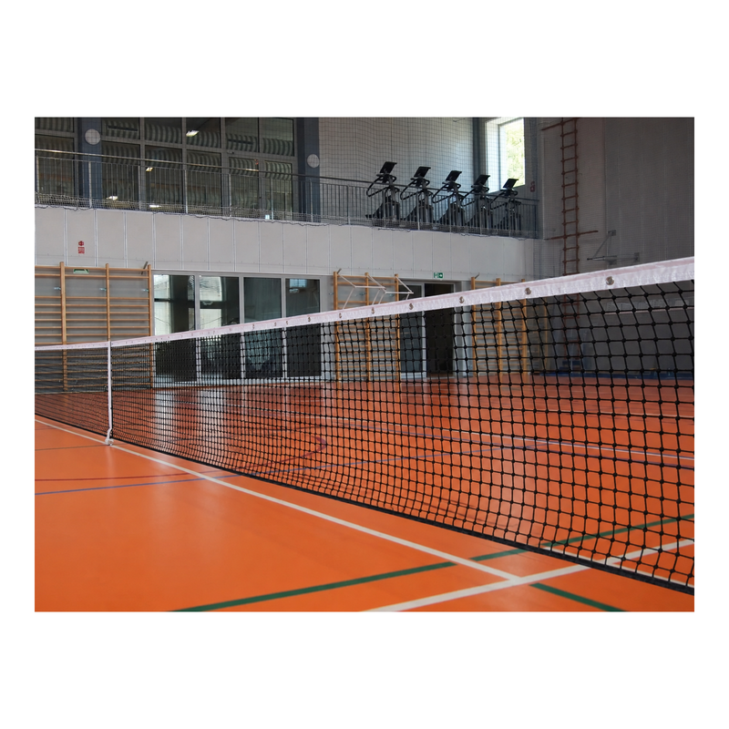 Professionellt tennisnät – svart- PE 3mm Svart