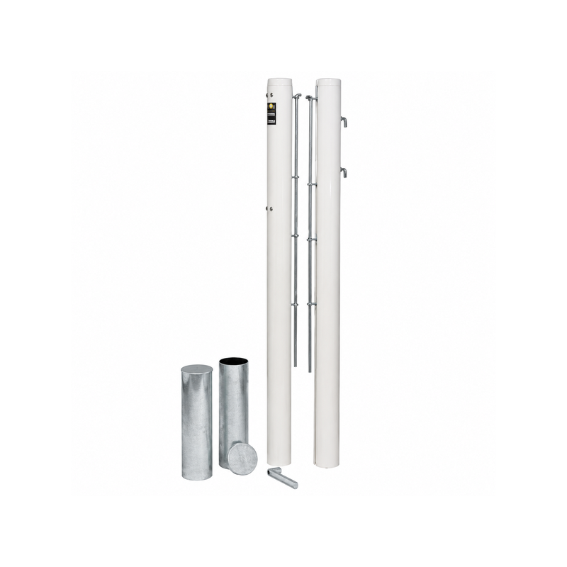 Tennisstolpar Aluminium 83 mm – Vita, Svarta eller Anodiserade