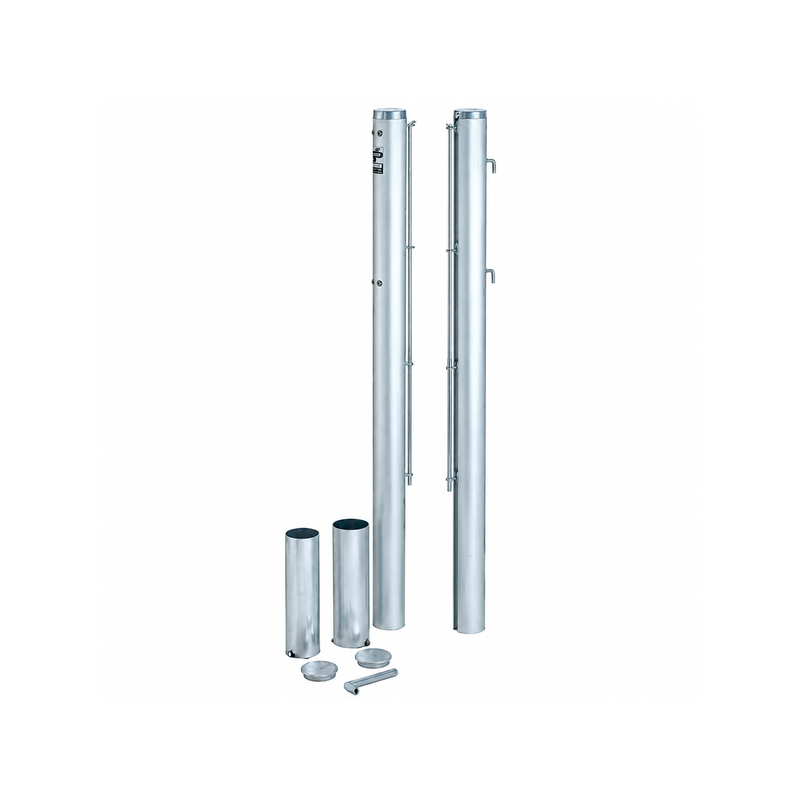 Tennisstolpar Aluminium 83 mm – Vita, Svarta eller Anodiserade