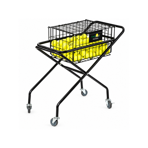 Tennis Ball Cart JOWO Tennis Caddy – Height-Adjustable Ball Cart for Tennis Training - Nordic Sport