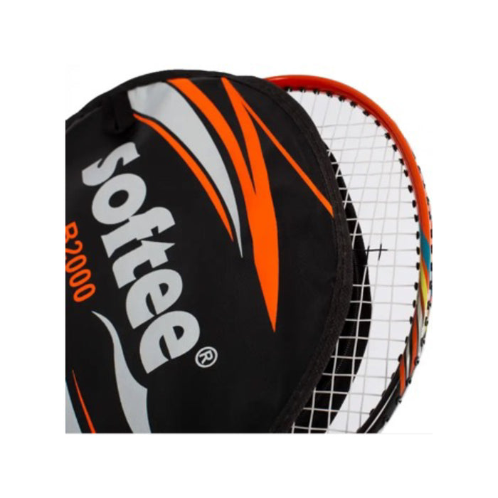 BADMINTON RACKET SOFTEE B2000 ORANGE