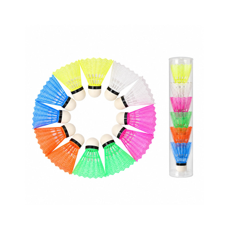 Frills Badmintonbollar PVC – 12-pack för skola och nybörjare