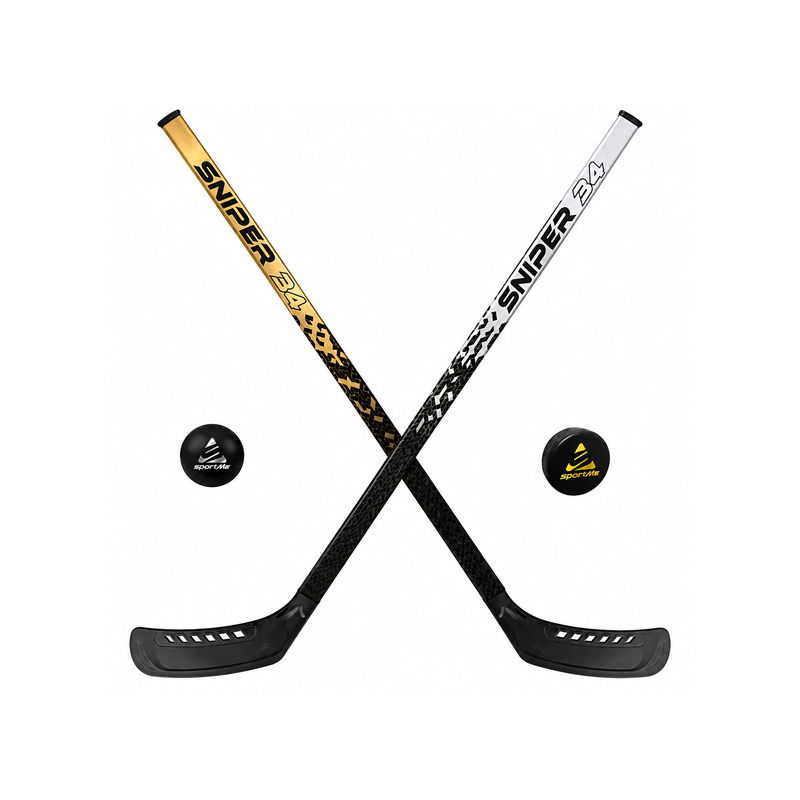 Streethockeyset Sniper 2-pack 87 cm – med boll och puck