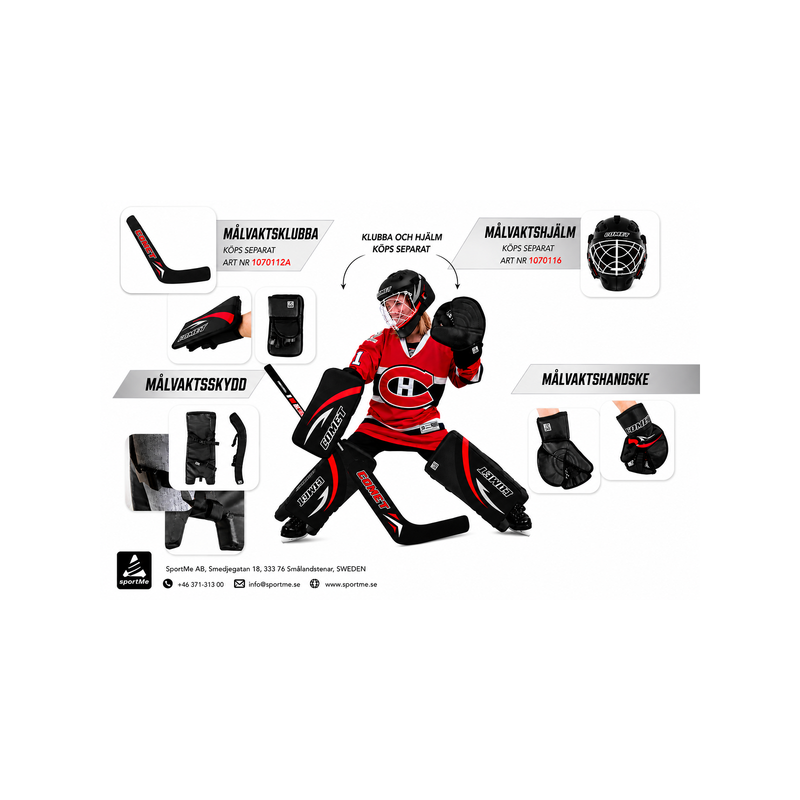 COMET 21" Streethockey Målvaktsset för barn
