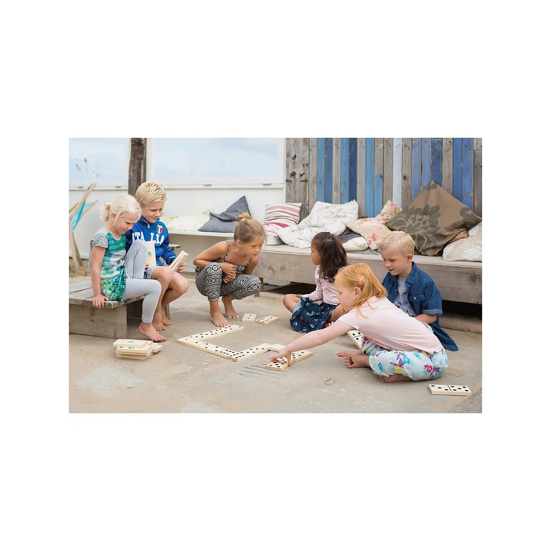 BS Toys Giant Wooden Dominoes – Stort Dominospel i Trä