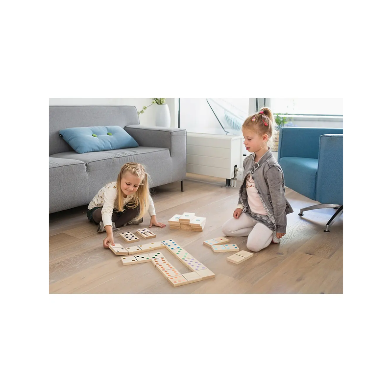 BS Toys Giant Wooden Dominoes – Stort Dominospel i Trä
