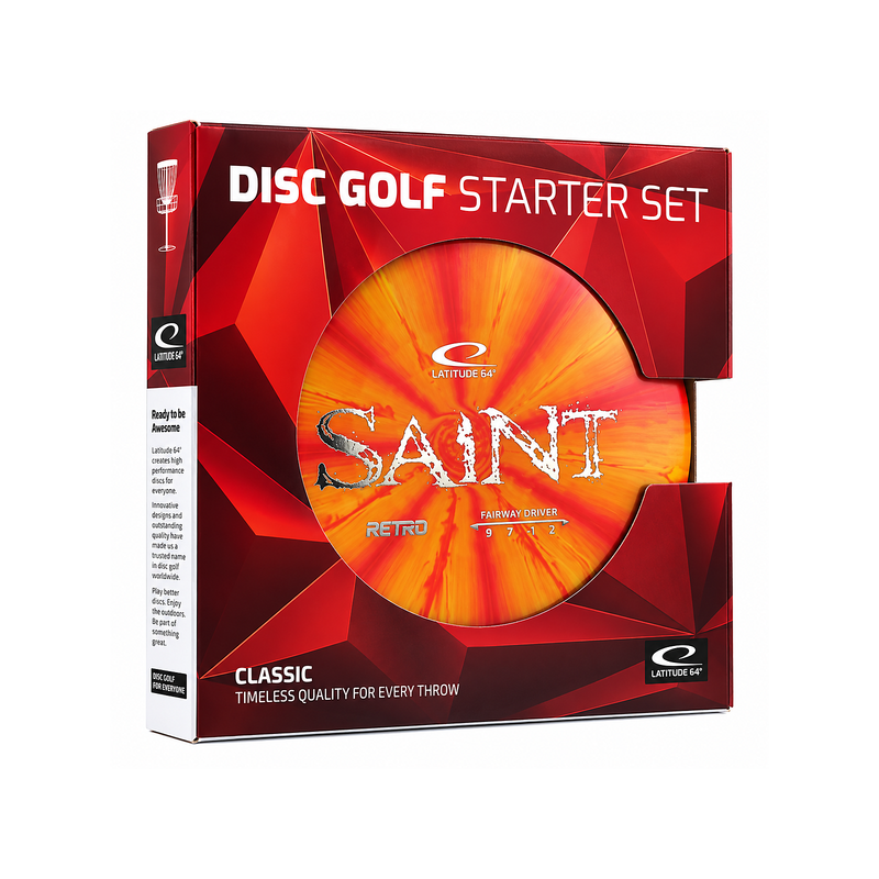 Latitude 64° Starter Set Classic – komplett discgolfset för nybörjare