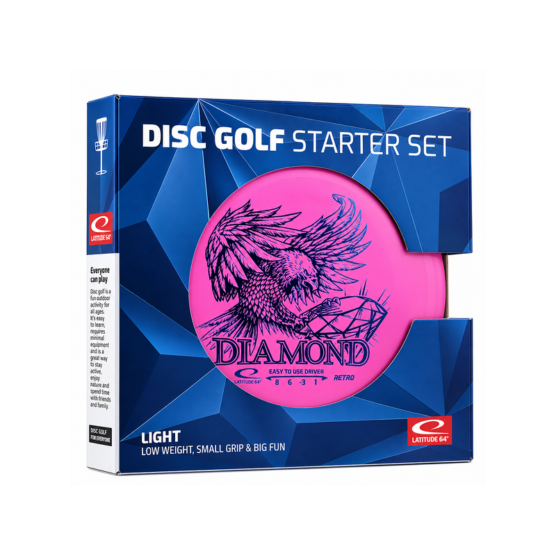 Latitude 64° Starter Set Light – lätt discgolfset för nybörjare