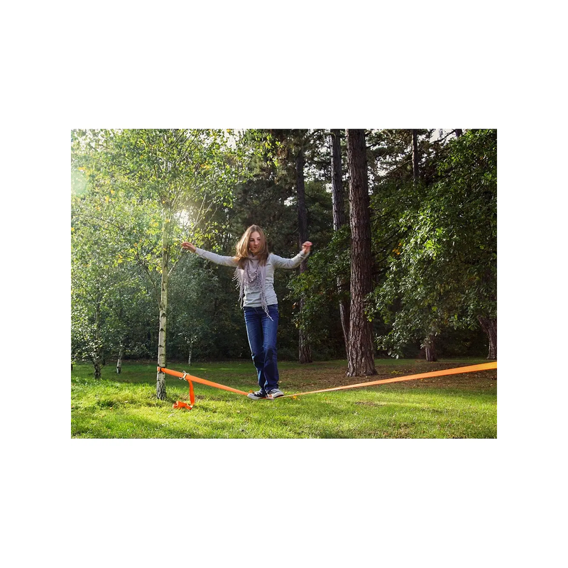 Slackline 15 m eller 25 m – för balans, koordination och styrka