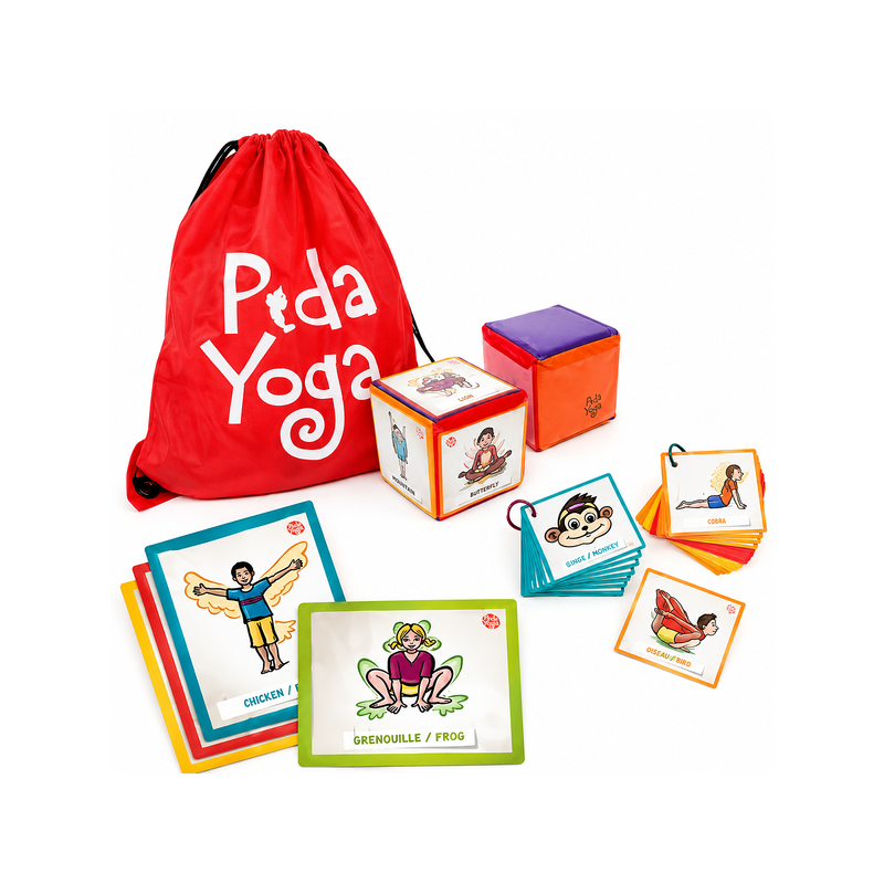 PedaYoga Starter Kit – Yogaövningar, känslor och språkinlärning för barn