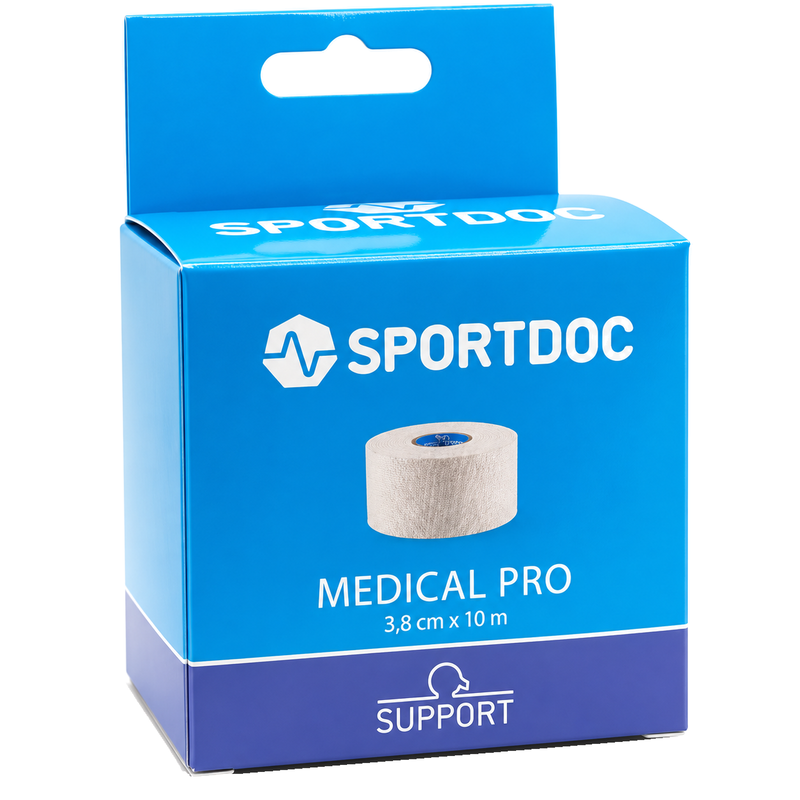 Sporttejp Vit Perforerad – 3,6 cm × 10 m