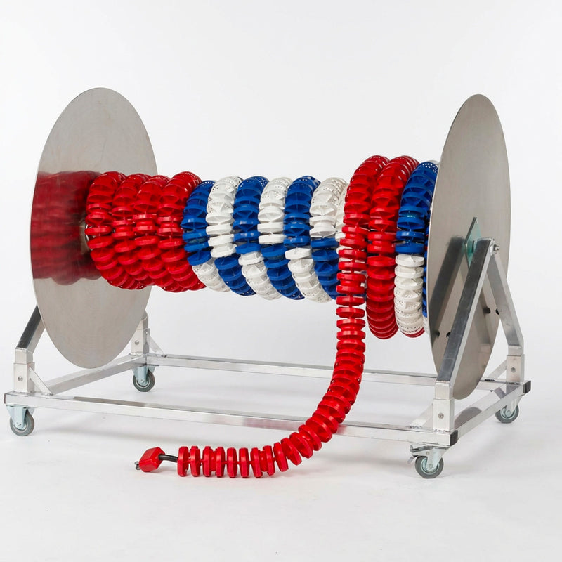 Linvagn för simlinor i aluminium