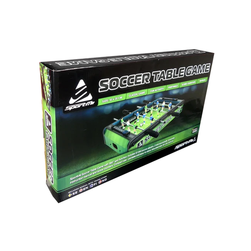 Portabelt fotbollsbordsspel 51 × 31 cm