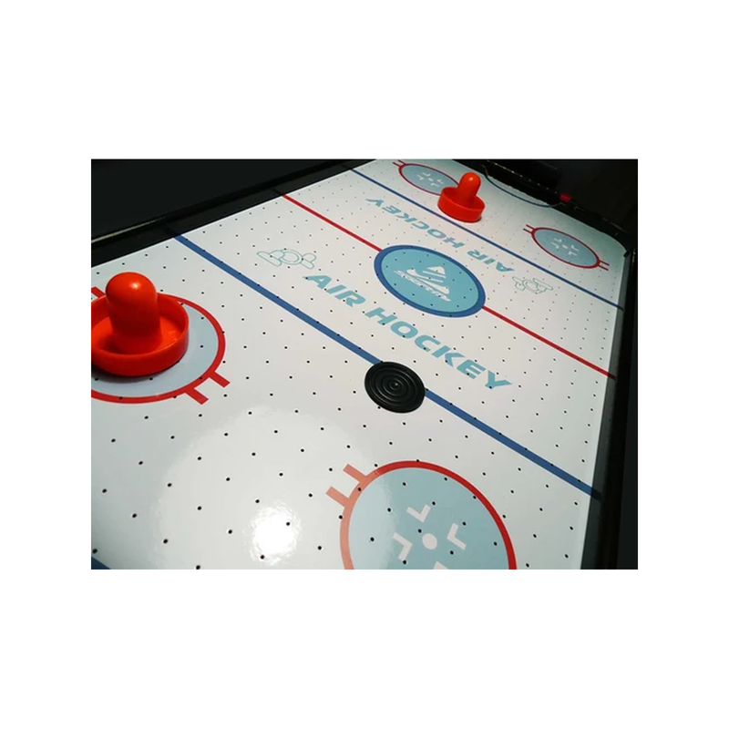 4-i-1 Bordspel – Airhockey, Bordtennis, Curling och Bowling