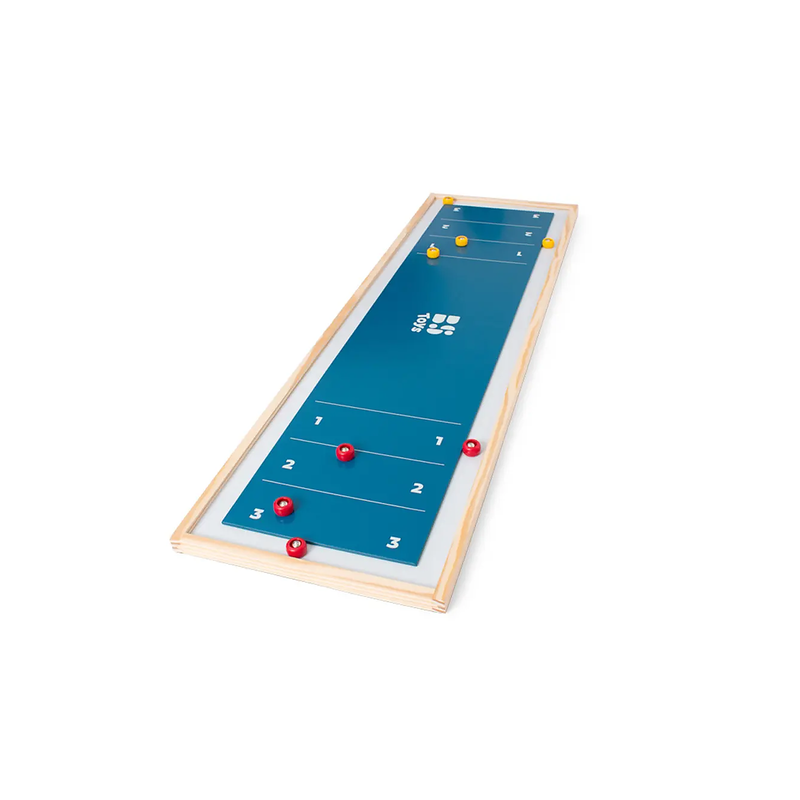 Shuffleboard BS Toys – Kompakt Precisionsspel för Inne och Ute