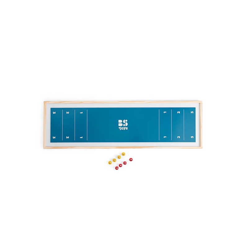 Shuffleboard BS Toys – Kompakt Precisionsspel för Inne och Ute
