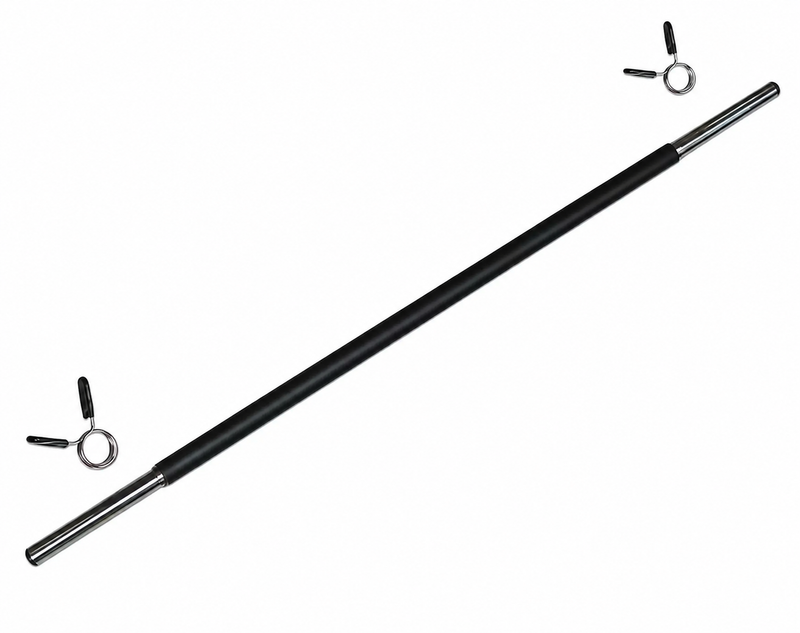 Skivstång med gummibeläggning 140 cm