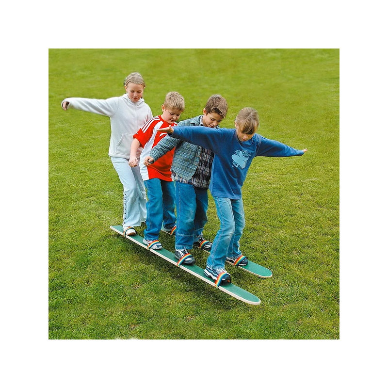 Pedalo sommarskidan "hand-foot loop": Teambuildingskidor
