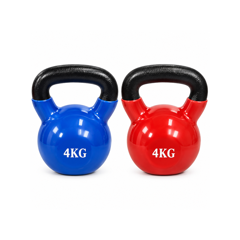 Vinylklädda Kettlebells i Gjutjärn 2–32 kg – för styrketräning