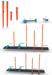 Badminton Posts Nordic Alu. - Nordic Sport