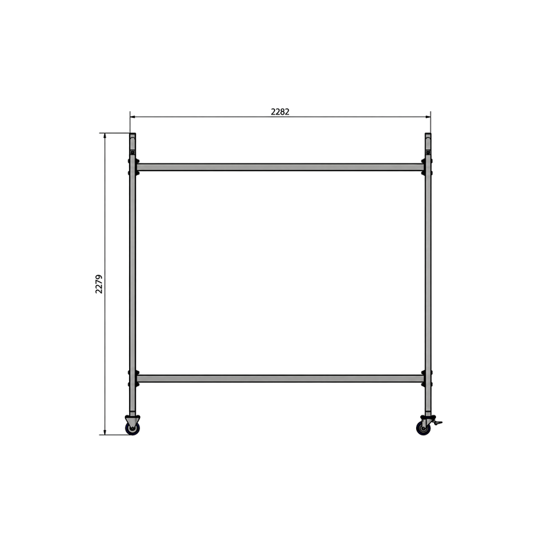 Transport and Storage Trolley for 4 Handball Goals 3 × 2 m - Nordic Sport