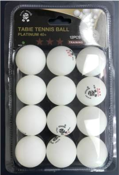 12 Pack bordtennisbollar ***