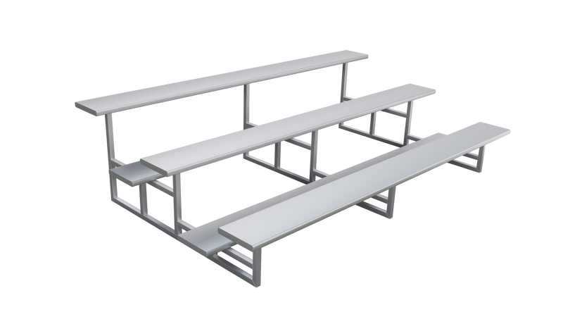 Aluminum grandstand 18 people - Track equipment Nordic Sport