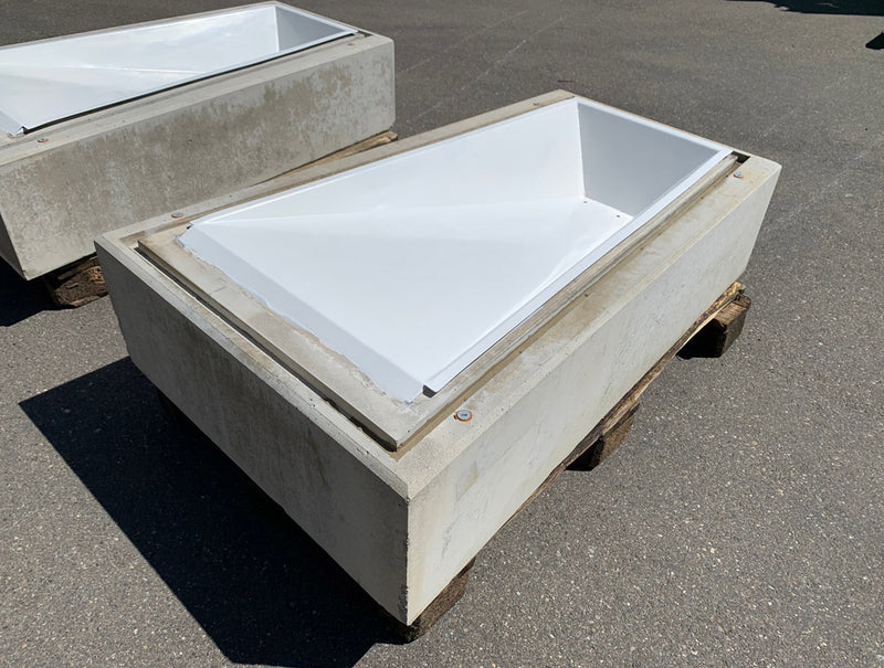 Pole Vault box in concrete cast - Pole Vault Nordic Sport