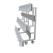 Wheels for grandstand - Track equipment Nordic Sport